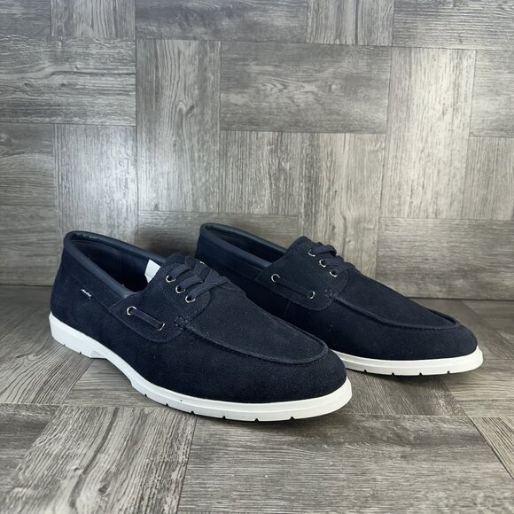 Aldo Regatta Men\'s size 14 Navy Blue Suede Boat Shoes main image 7